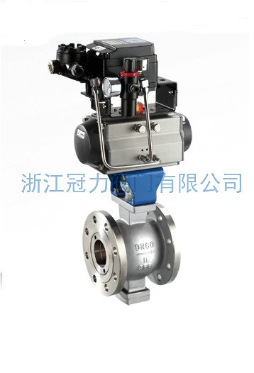 V型球閥：零部件少，使用操作方便！